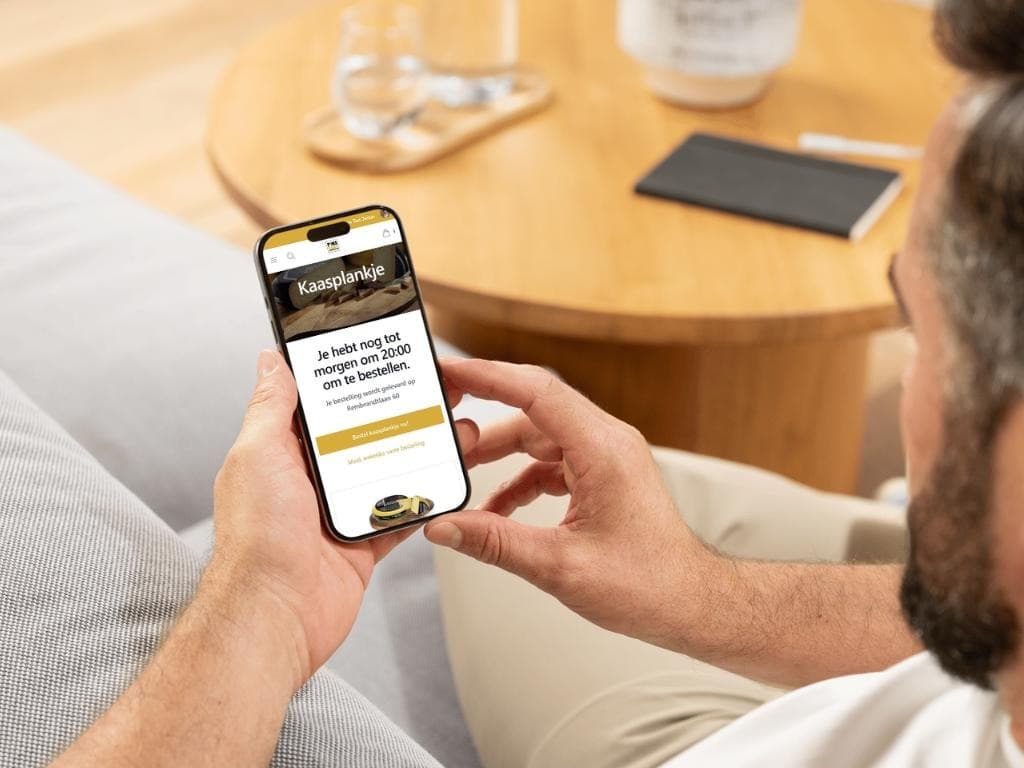 Bestel scherm afbeelding